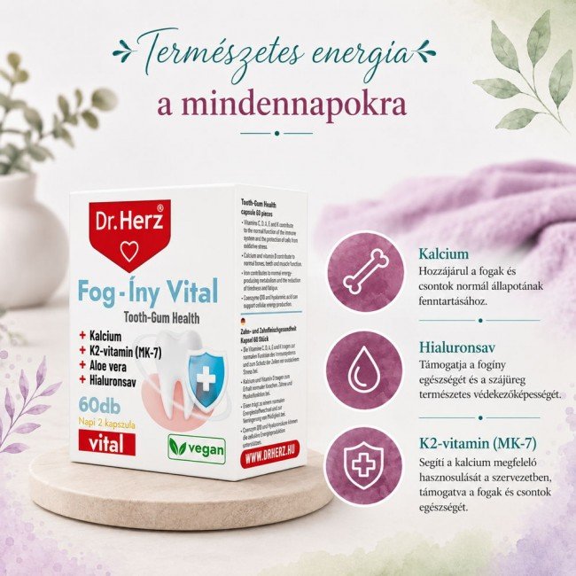 Dr.Herz fog-íny vital kapszula 60db Dr.Herz fog-íny vital kapszula 60db
