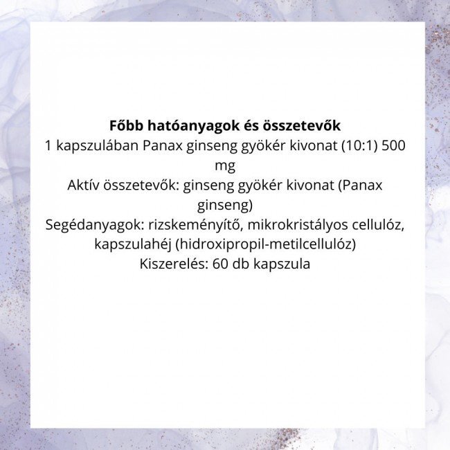 Dr.Herz ginseng active kapszula 60db Dr.Herz ginseng active kapszula 60db