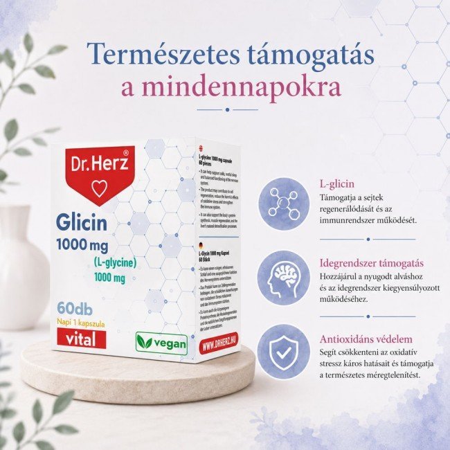 Dr.Herz glicin 1000 mg kapszula 60db