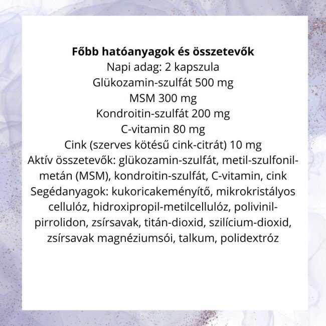 Dr.herz glükozamin kapszula 60db Dr.herz glükozamin kapszula 60db