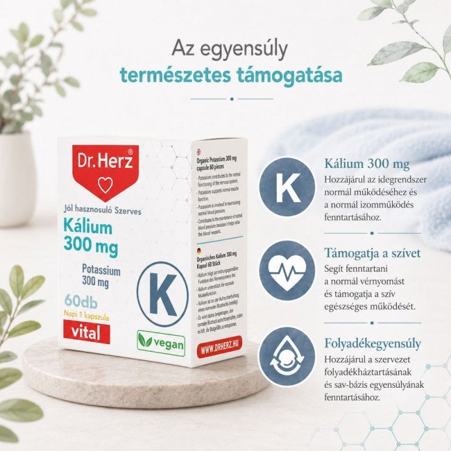 Dr.Herz kálium szerves 60db Dr.Herz kálium szerves 60db