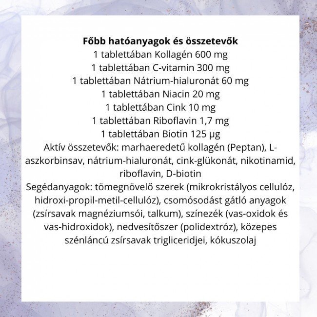 Dr.Herz kollagén forte hialuronnal tabletta 60db Dr.Herz kollagén forte hialuronnal tabletta 60db