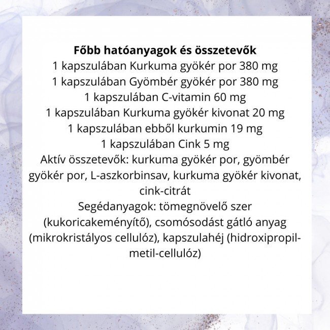 Dr.herz kurkuma kapszula 60db Dr.herz kurkuma kapszula 60db