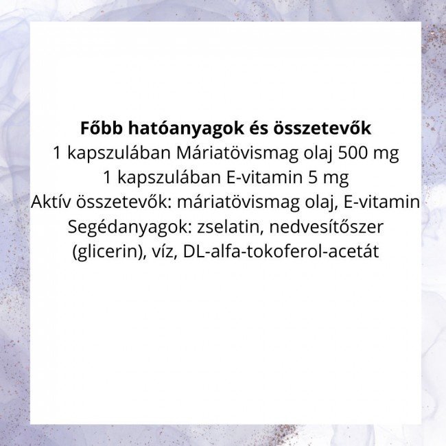 Dr.Herz Máriatövismag Kapszula 60 db Dr.Herz Máriatövismag Kapszula 60 db