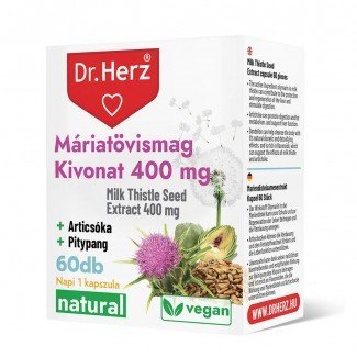 Dr.herz Máriatövismag Kivonat 400 mg kapszula 60db