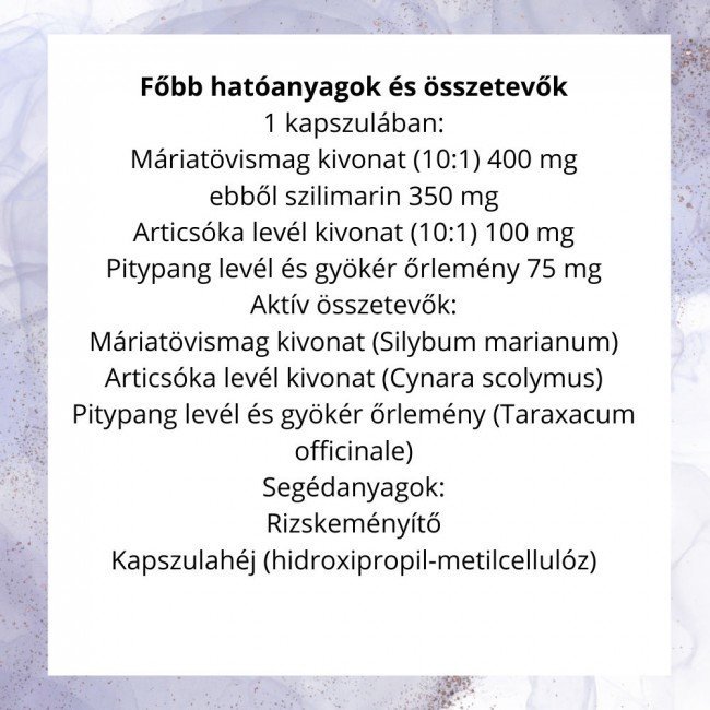 Dr.herz Máriatövismag Kivonat 400 mg kapszula 60db Dr.herz Máriatövismag Kivonat 400 mg kapszula 60db