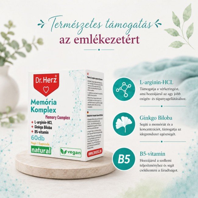 Dr.Herz memória komplex kapszula 60db Dr.Herz memória komplex kapszula 60db