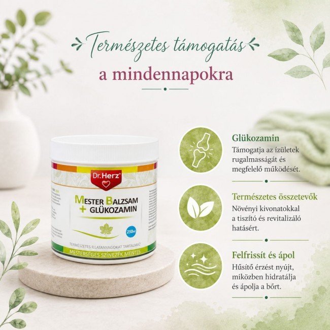 Dr.Herz mesterbalzsam+glükozamin 250ml Dr.Herz mesterbalzsam+glükozamin 250ml