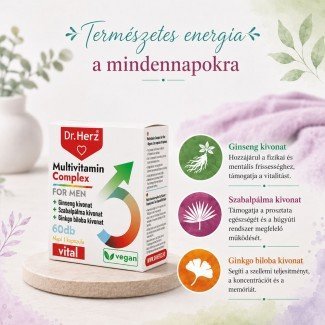 Dr.herz multivitamin férfiaknak kapszula 60db