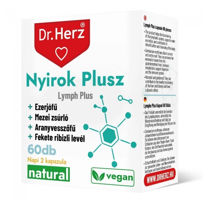 Dr.herz Nyirok Plus kapszula 60db Dr.herz Nyirok Plus kapszula 60db