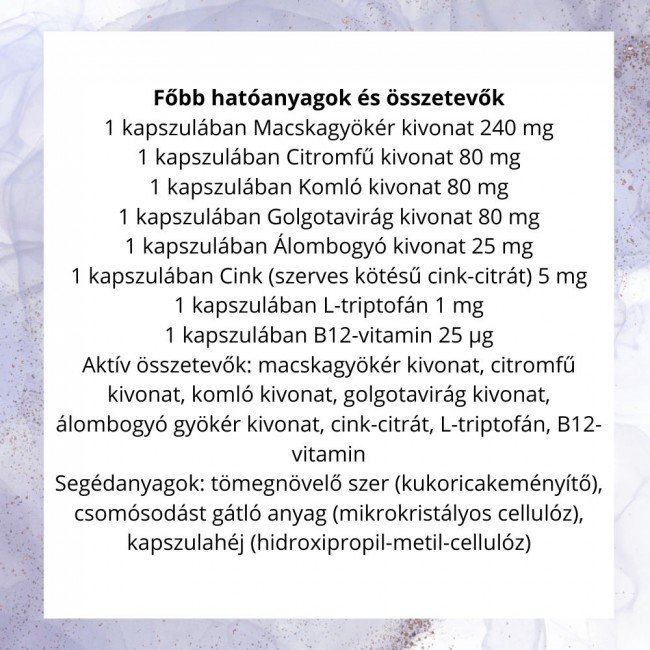 Dr.herz relax&sleep kapszula 60db Dr.herz relax&sleep kapszula 60db