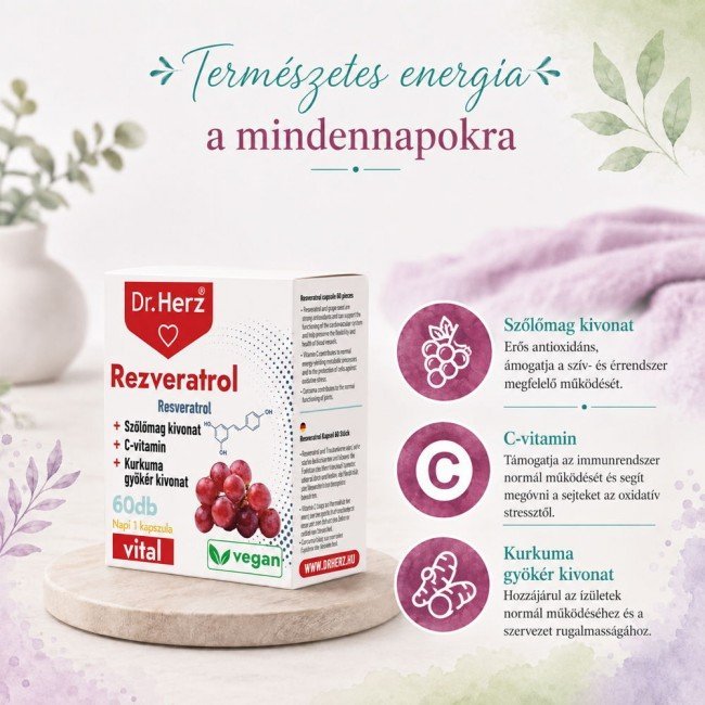 Dr.Herz rezveratrol 60db Dr.Herz rezveratrol 60db
