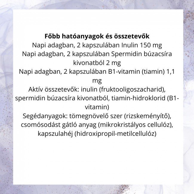 Dr.herz spermidin+b1-vitamin+szerves cink kapszula 60db