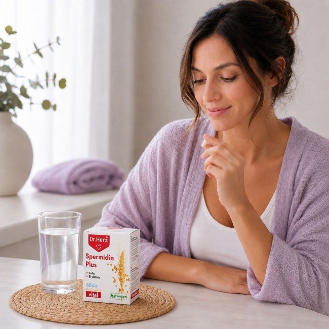 Dr.herz spermidin+b1-vitamin+szerves cink kapszula 60db