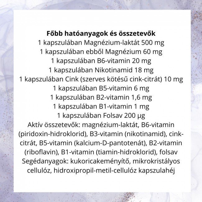Dr.herz szerves magnézium+b6+szerves cink kapszula 60db Dr.herz szerves magnézium+b6+szerves cink kapszula 60db