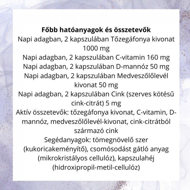 Dr.Herz tőzegáfonya 1000mg kapszula 60db Dr.Herz tőzegáfonya 1000mg kapszula 60db