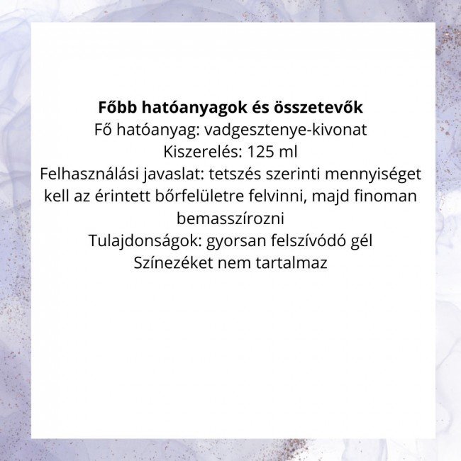 Dr.herz vadgesztenye gél 125ml