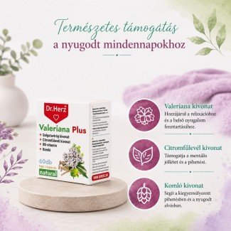 Dr.herz valeriana plusz kapszula 60db