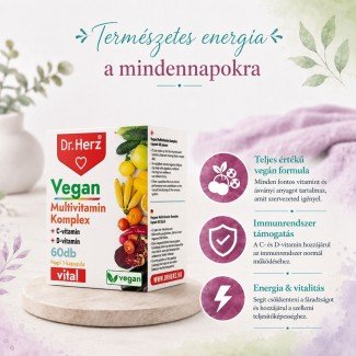 Dr.herz vegan multivitamin komplex kapszula 60db Dr.herz vegan multivitamin komplex kapszula 60db