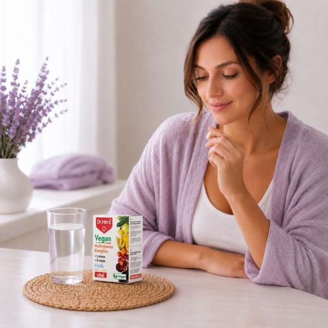 Dr.herz vegan multivitamin komplex kapszula 60db Dr.herz vegan multivitamin komplex kapszula 60db