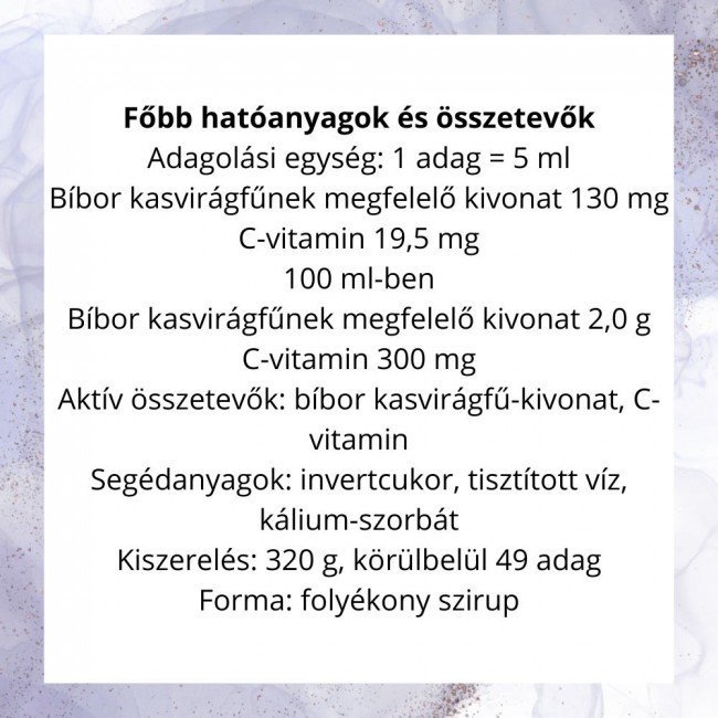 Dr.Müller Echinacea +C vitamin szirup 320g Dr.Müller Echinacea +C vitamin szirup 320g