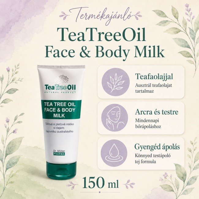 Dr.Müller teafaolajos arc- és testápoló tej 150ml