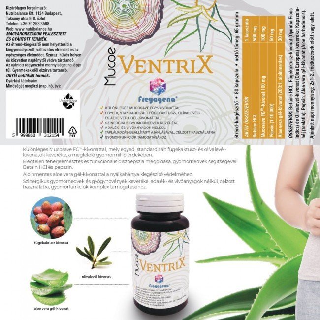 Freyagena Mucoe ventrix kapszula 80db
