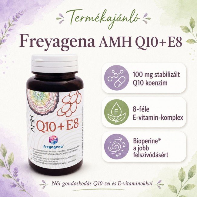 Freyagena AMH Q10 + E8 kapszula 60db Freyagena AMH Q10 + E8 kapszula 60db