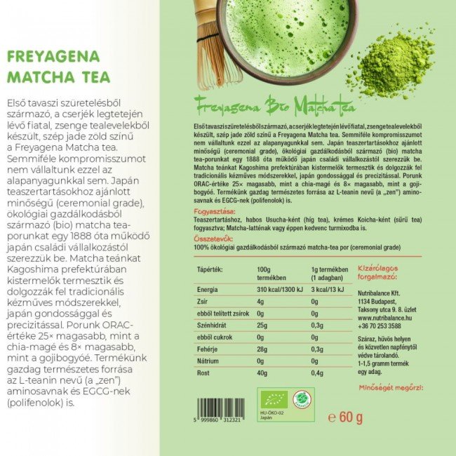 Freyagena bio matcha tea por 60g