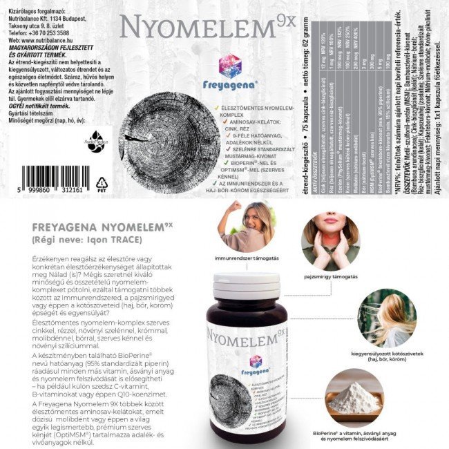 Freyagena nyomelem 9x kapszula 75db