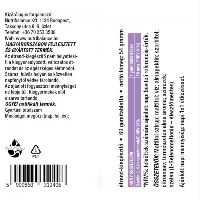 Freyagena kidszelén gumitabletta 60db