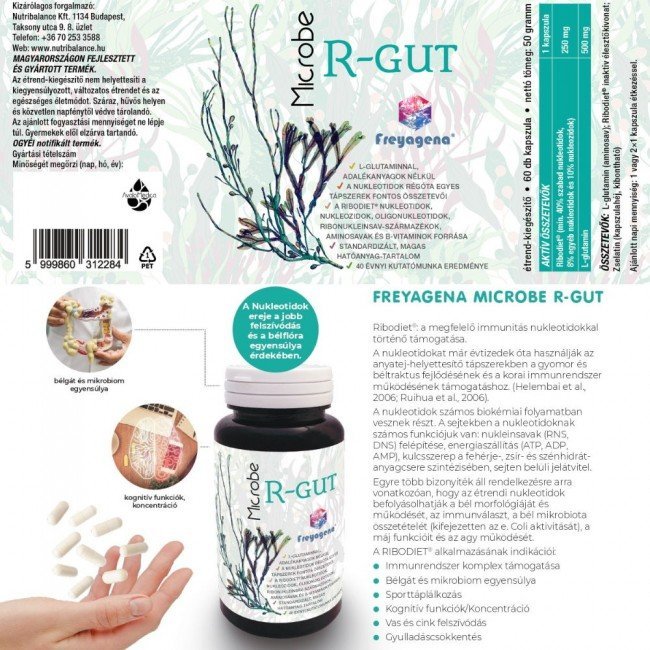 Freyagena microbe r-gut kapszula 60db Freyagena microbe r-gut kapszula 60db