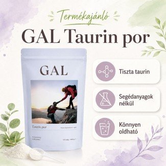 Gal 100% taurin utántöltő por 500g