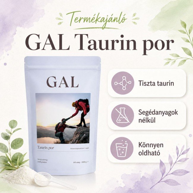 Gal 100% taurin utántöltő por 500g Gal 100% taurin utántöltő por 500g