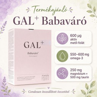 GAL+ Babaváró csomag 60+30+italpor 30 adag