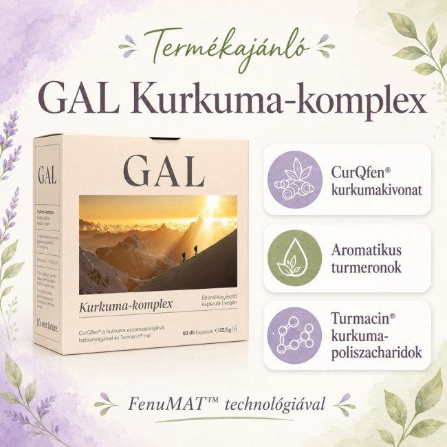 GAL Kurkuma-komplex kapszula 60db