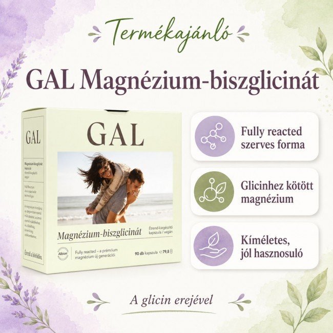GAL Magnézium-biszglicinát kapszula 90db GAL Magnézium-biszglicinát kapszula 90db