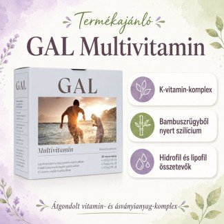 Gal multivitamin kapszula 30+60+30 30adag