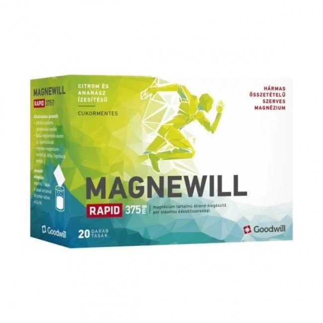 Goodwill Magnewill Rapid 375 mg por 20tasak