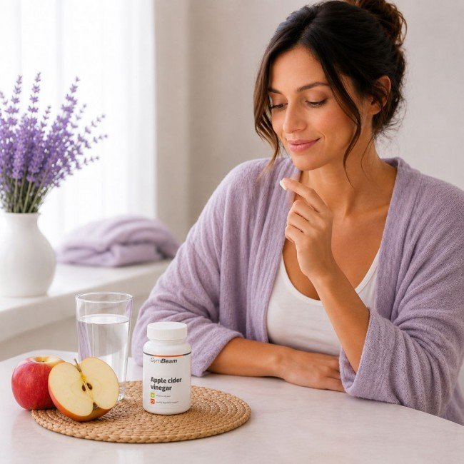 GymBeam Apple cider vinegar kapszula 90db GymBeam Apple cider vinegar kapszula 90db