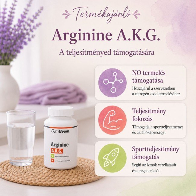 GymBeam Arginin A.K.G. kapszula 120db GymBeam Arginin A.K.G. kapszula 120db