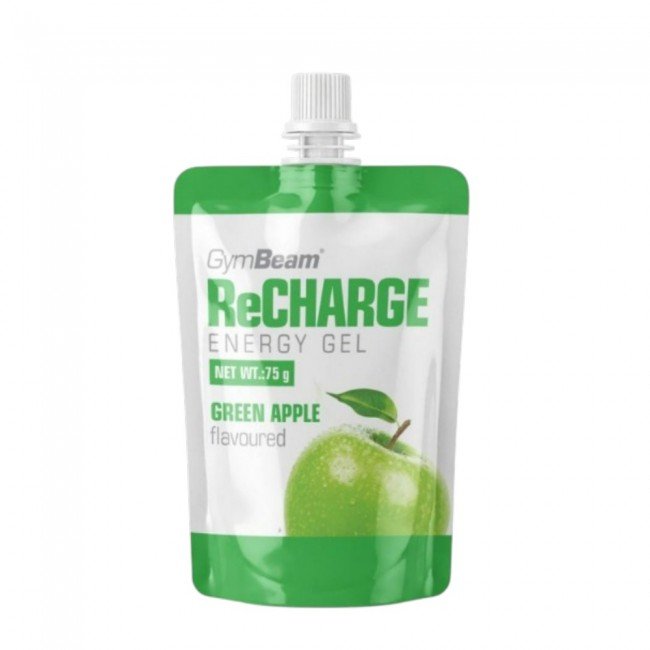 GymBeam ReCharge gél zöldalma 75g