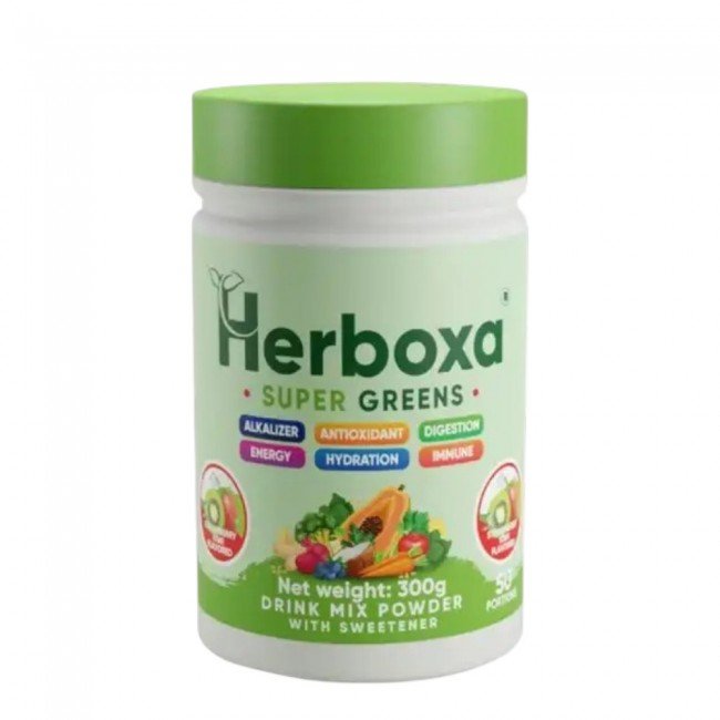Herboxa Super Greens Strawberry Kiwi 300g Herboxa Super Greens Strawberry Kiwi 300g