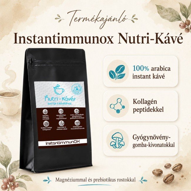Freyagena Instantimmunox nutri-kávé instant kávéval 180g
