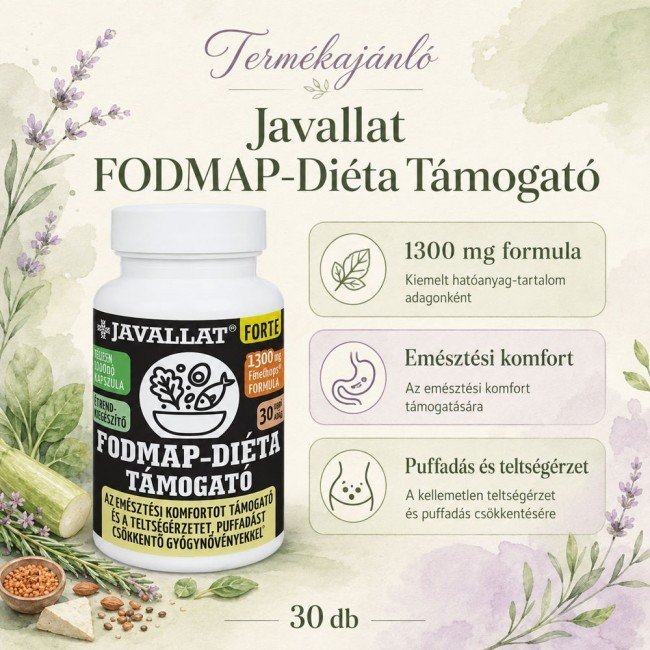 Javallat fodmap-diéta támogató kapszula 60db