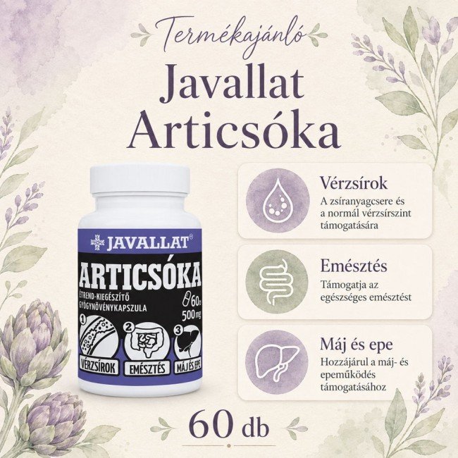 Javallat articsóka kapszula 60db