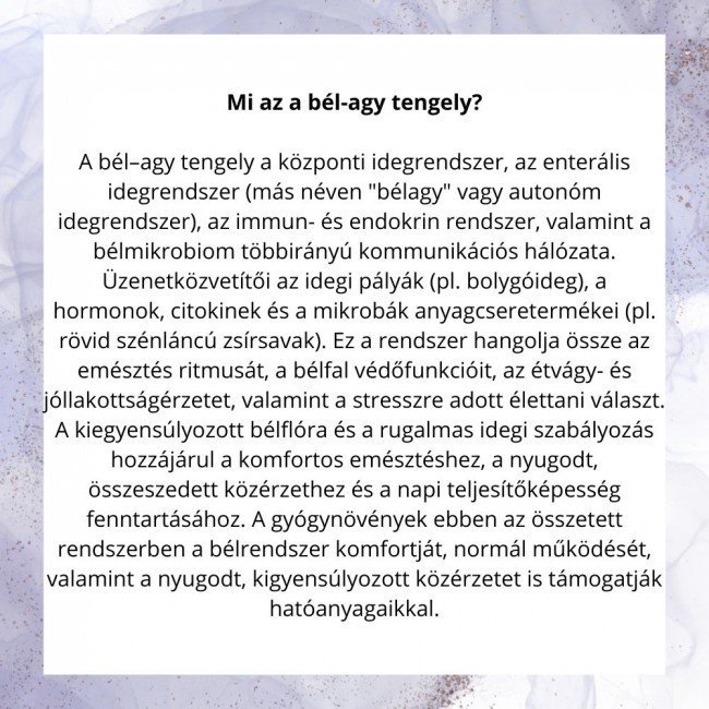 Javallat bél-agy tengely kapszula 60db Javallat bél-agy tengely kapszula 60db