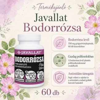 Javallat bodorrózsa kapszula 60db