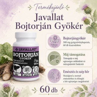 Javallat bojtorján gyökér kapszula 60db