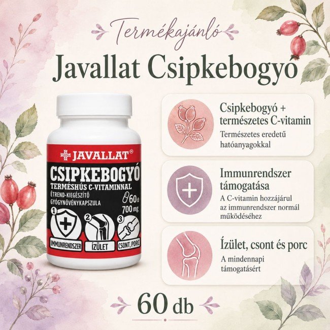 Javallat csipkebogyó kapszula 60db Javallat csipkebogyó kapszula 60db